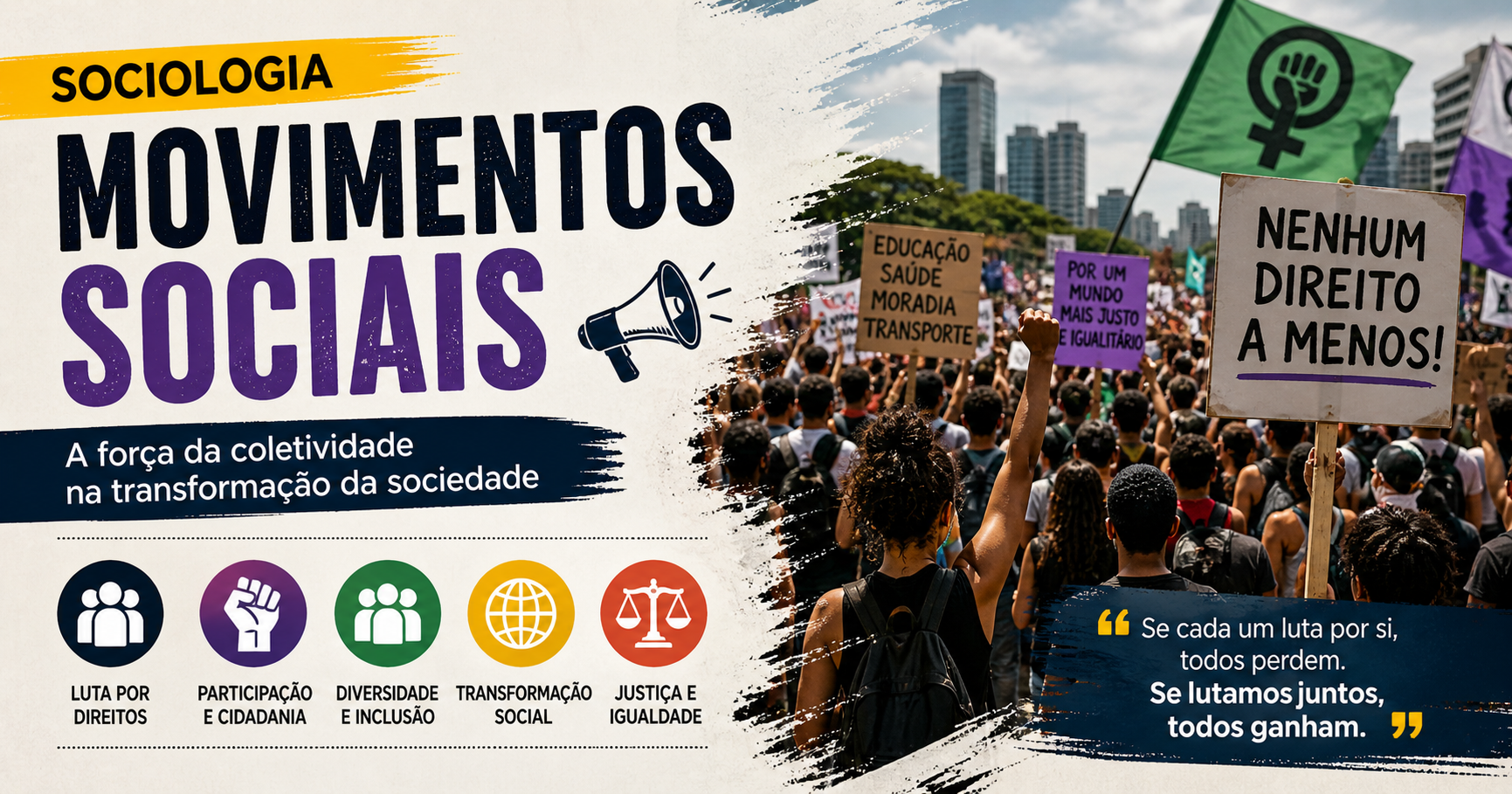 Movimentos Sociais: a força da sociedade na luta por direitos