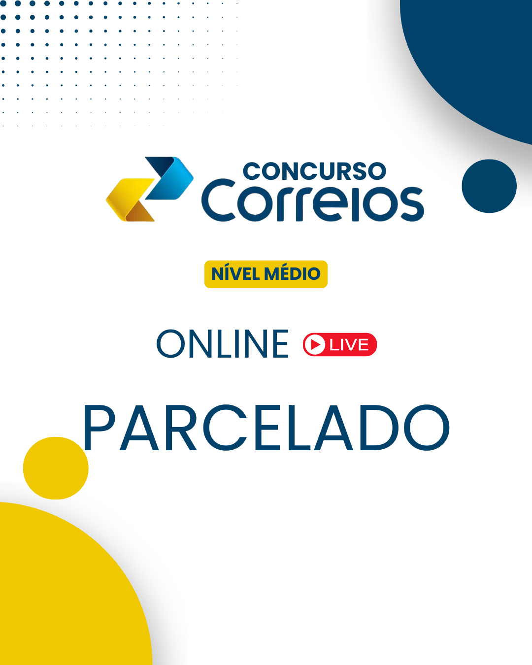 CORREIOS ONLINE PARCELADO