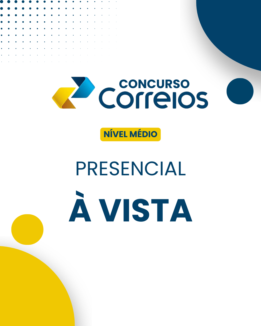 CORREIOS PRESENCIAL À VISTA